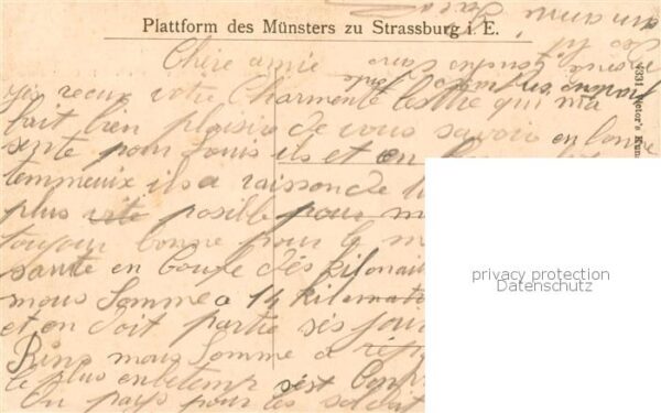 Strassburg Elsass Nikolausstaden mit Blick auf das Münste – Bild 2