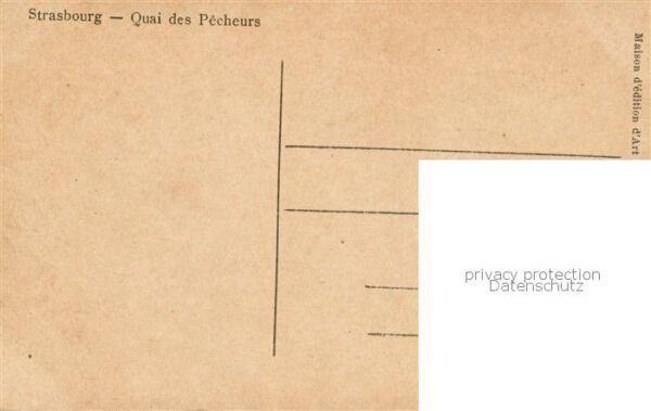 Strasbourg 67 Alsace Quai des Pecheurs – Bild 2