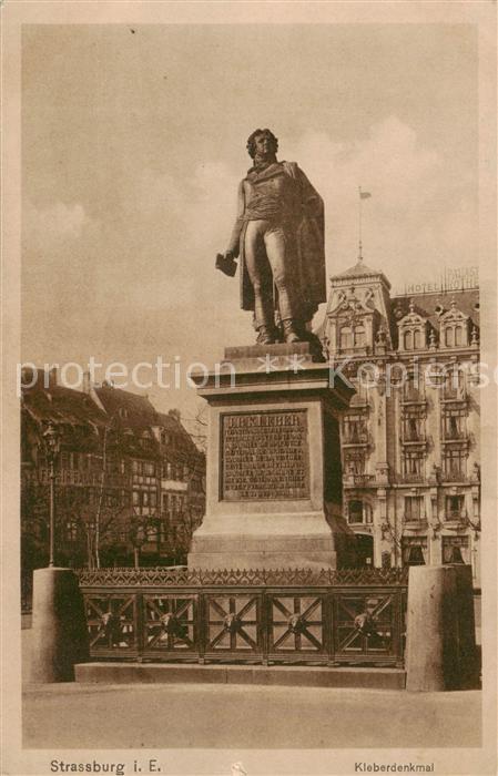 Strassburg Elsass Kleberdenkmal Feldpost