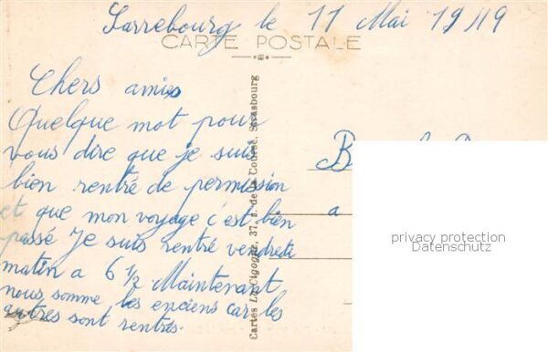 Sarrebourg Saarburg Lothringen Entree en Ville par la Route de Nancy – Bild 2