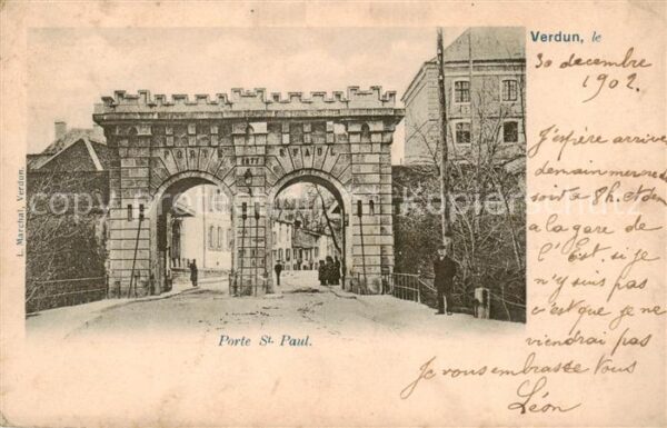 Verdun  55 Meuse Porte Saint Paul