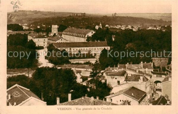 Verdun  55 Meuse Vue Generale de la citadelle