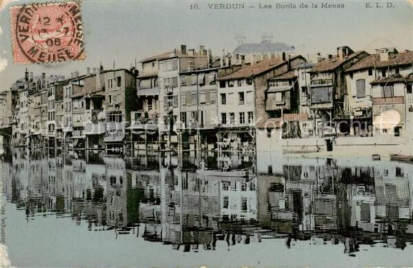 Verdun  55 Meuse Les bords de la Meuse