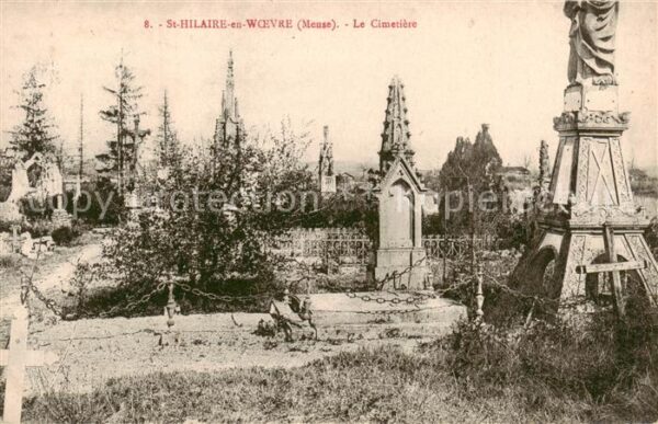 Saint-Hilaire-en-Woevre Le Cimetière Friedhof