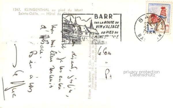 Klingenthal Bas Rhin Elsass au pied du Mont Sainte Odile Hotel du C – Bild 2