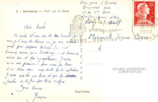 Sarrebourg Saarburg Lothringen Pont sur la Sarre – Bild 2