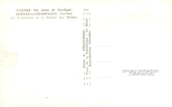 Bernay-en-Champagne Carmel Ste Anne de Bordigue Le Sanctuai – Bild 2