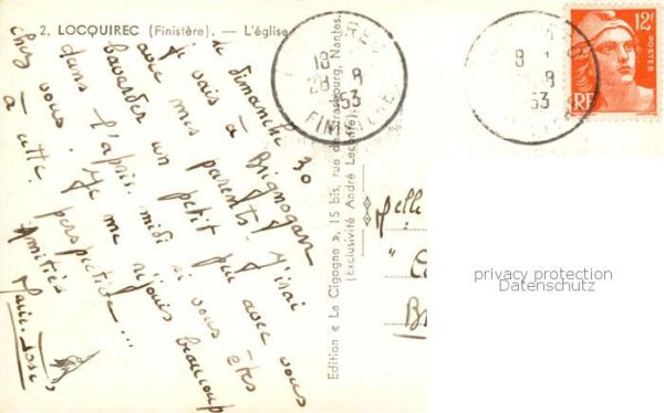 Locquirec 29 Finistere Eglise – Bild 2