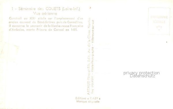 Bouguenais Seminaire_de_Couets Vue aerienne – Bild 2