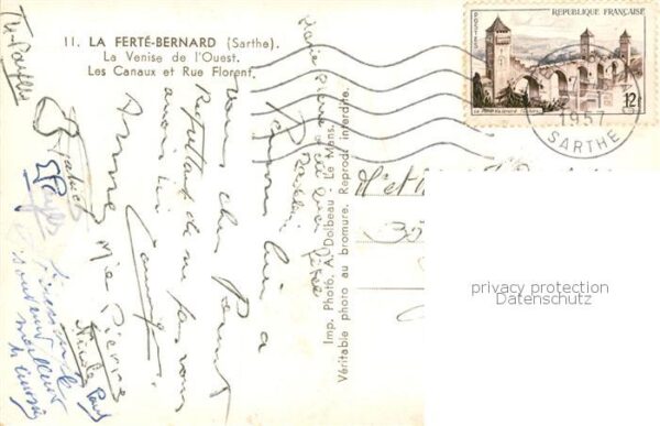 La Ferte-Bernard La Venise de l’Ouest Les Canaux et Rue – Bild 2