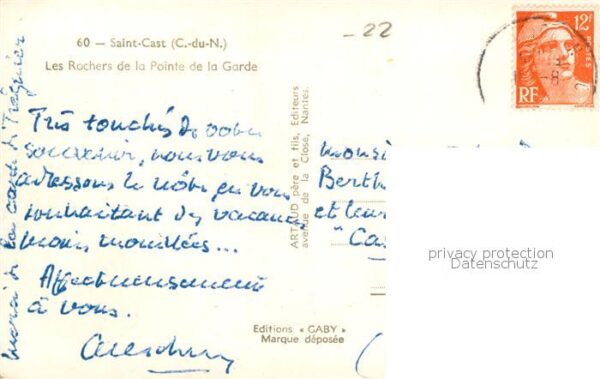 Saint-Cast-le-Guildo 22 Cotes-d Armor Les Rochers de la Pointe de la Garde – Bild 2