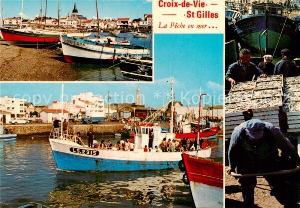 Croix-de-Vie Vendee 85 Vendee La Peche en mer