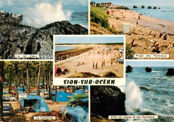Sion-sur-Ocean Le Jet d’eau Le Camping Plage des Pinne