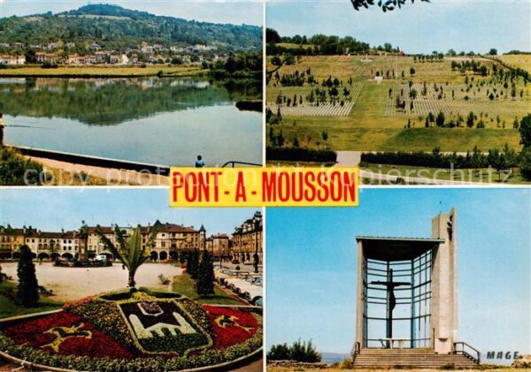 Pont-a-Mousson 54 La Moselle et la Butte de Mousson Cimet