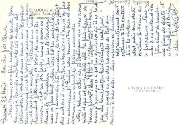 Collioure 66 Pyrenees-Orientales Eglise Saint Vincent Les lamparos – Bild 2