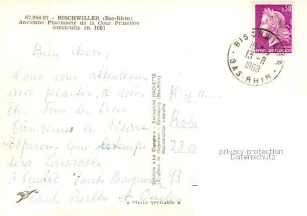 Bischwiller Ancienne Pharmacie de la Cour Princiere – Bild 2