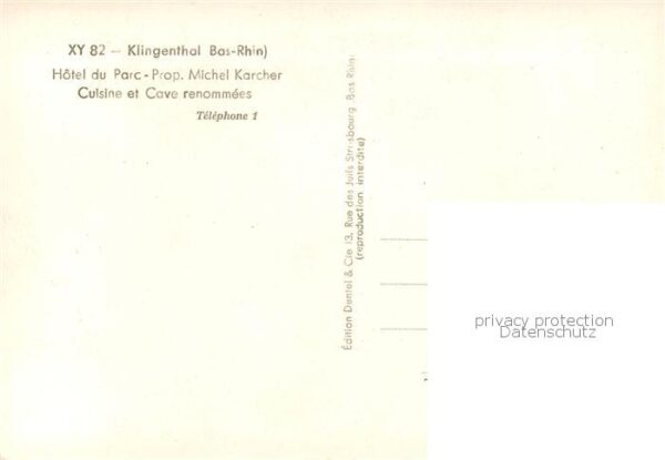 Klingenthal Bas Rhin Elsass Hotel du Parc – Bild 2