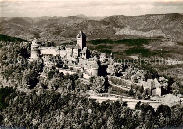 Haut-Koenigsbourg Hohkoenigsburg Le Chateau Vue aerienne
