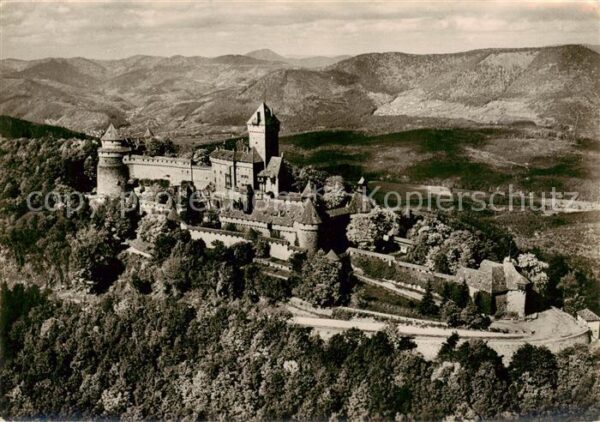 Haut-Koenigsbourg Hohkoenigsburg Le Chateau Vue aerienne