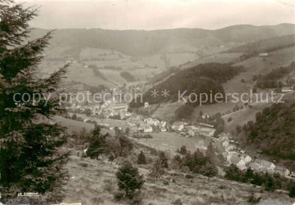 Le Bonhomme Haut Rhin Elsass Vue generale