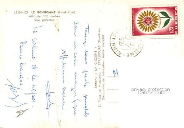Le Bonhomme Haut Rhin Elsass Vue generale – Bild 2