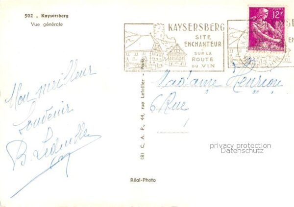 Kaysersberg Haut Rhin Vue generale – Bild 2