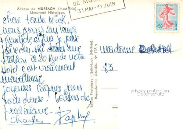 Murbach Elsass Abbaye de Murbach Monument Historique – Bild 2