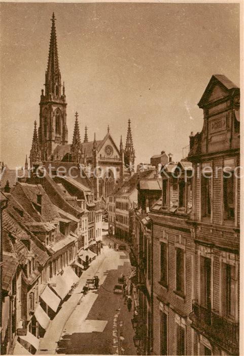 Mulhouse Muehlhausen 68 Alsace Rue Henriette avec Temple