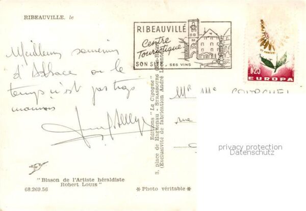 Ribeauville Haut Rhin Alsace 68 Vues partielles de la ville Centre Font – Bild 2