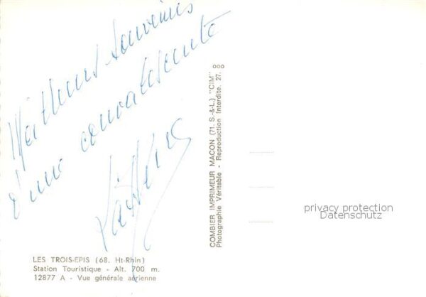 Les Trois Epis Vosges Vue Generale aérienne de la Station Tou – Bild 2