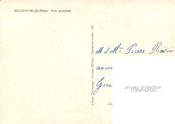 Mulhouse Muehlhausen 68 Alsace Vue Generale sur la ville – Bild 2