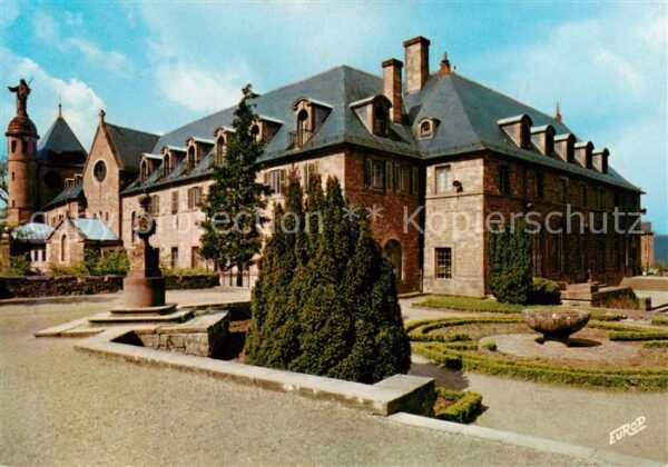 Mont-Sainte-Odile Mont-Ste-Odile 67 Terrasse Facade Est et Nord du Couvent