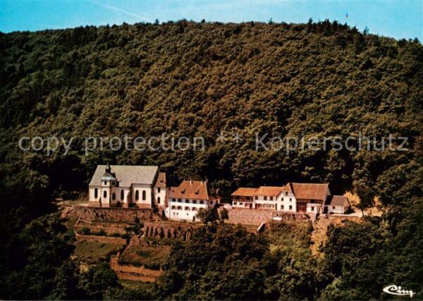 Pfaffenheim Haut Rhin Alsace Pelerinage Notre Dame de Schauenburg vu