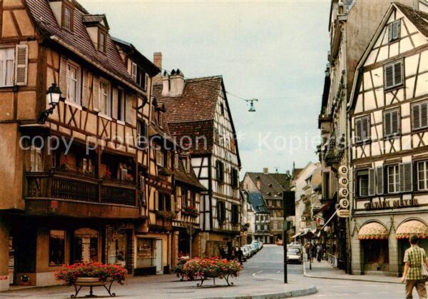 Colmar 68 Rue des Têtes Kopfhausgasse Fachwerkhäu