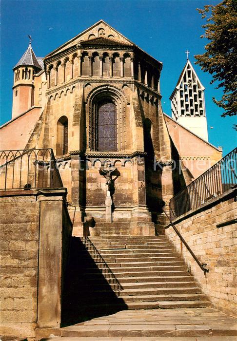 Pfaffenheim Haut Rhin Alsace Eglise paroissiale avec son coeur roman