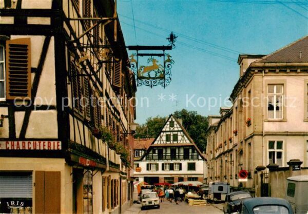 Bouxwiller Saverne Rue du Canal Altstadt Fachwerkhäuser