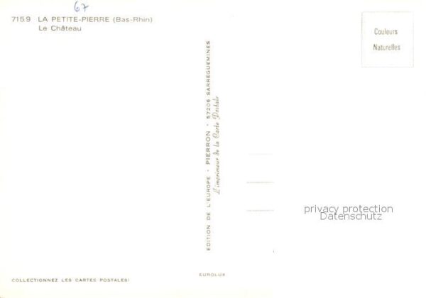 La-Petite-Pierre 67 Alsace Chateau Schloss – Bild 2