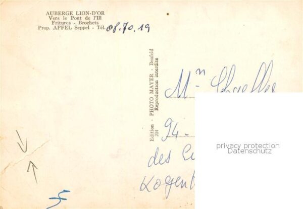 Kogenheim 67 Alsace Auberge Lion d Or – Bild 2