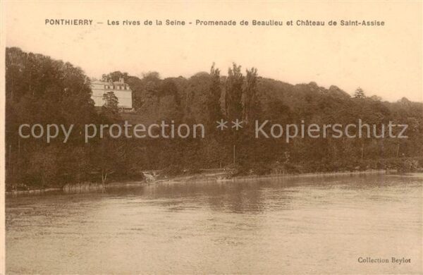 Ponthierry Les rives de la Seine Promenade de Beau