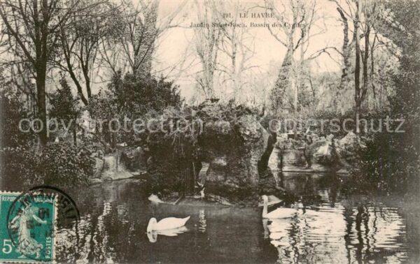 Le Havre Jardin Saint Roch Bassin des Cygnes