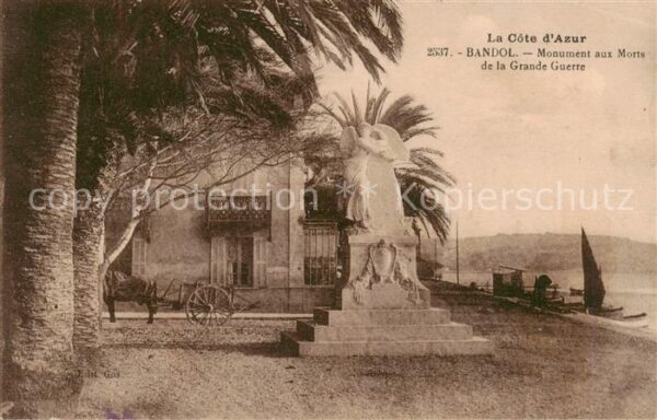 Bandol 83-sur-Mer Monument aux Morts de la Grande Guerre