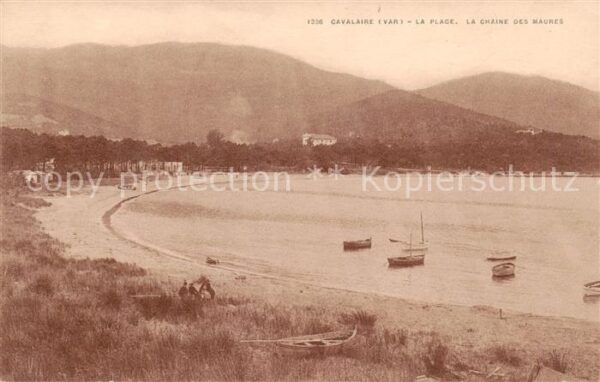 Cavalaire-sur-Mer 83 Var La Plage La Chaine des Maures