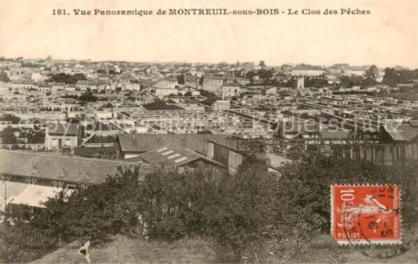 Montreuil-sous-Bois 93 Seine-Saint-Denis Le Clos des Peches