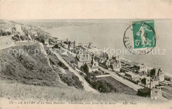 Le Havre et Le Nice Havrais Panorama vue prise d