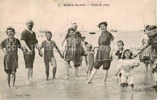 Berck-Plage 62 Scene de plage