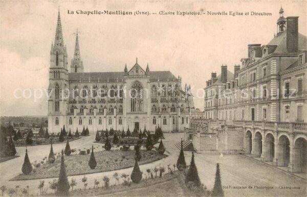 La Chapelle-Montligeon 61 Oeuvre Expiatoire Nouvelle Eglise et Di