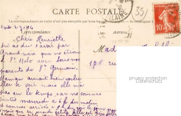 Parame St-Malo 35 La Plage et la Pointe de Rochebonne – Bild 2