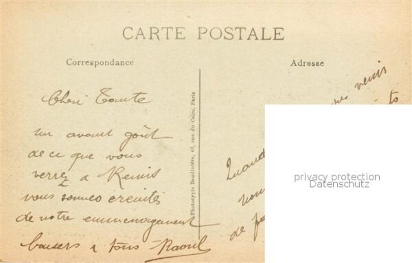 Reims 51 Bombardement de Reims Promenade des Mar – Bild 2