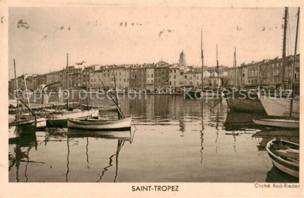 Saint Tropez Var Chemins de Fer PLM Le Port