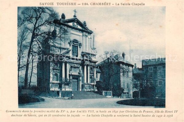 Chambery 73 La Sainte Chapelle